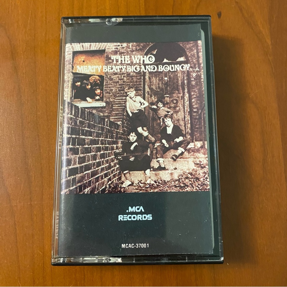 THE WHO MEATY BEATY BIG AND BOUNCY Greatest Hits Cassette 1980 Tested MCAC-37001